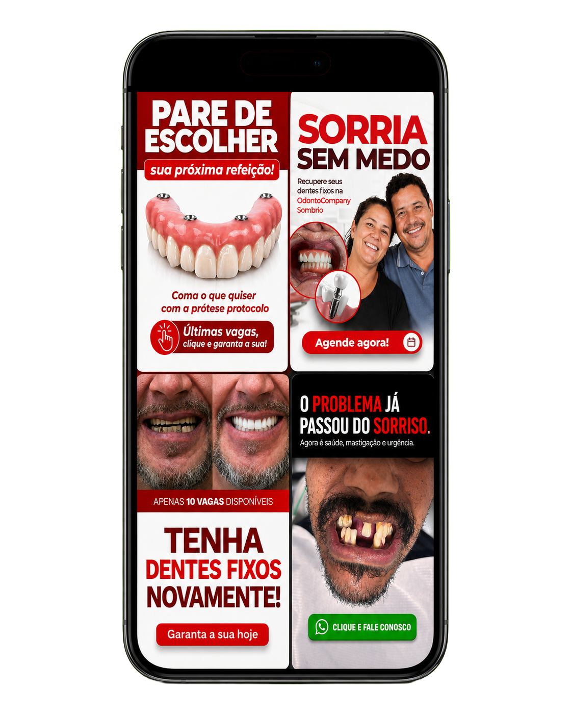 Pack de criativos para clínicas odontológicas